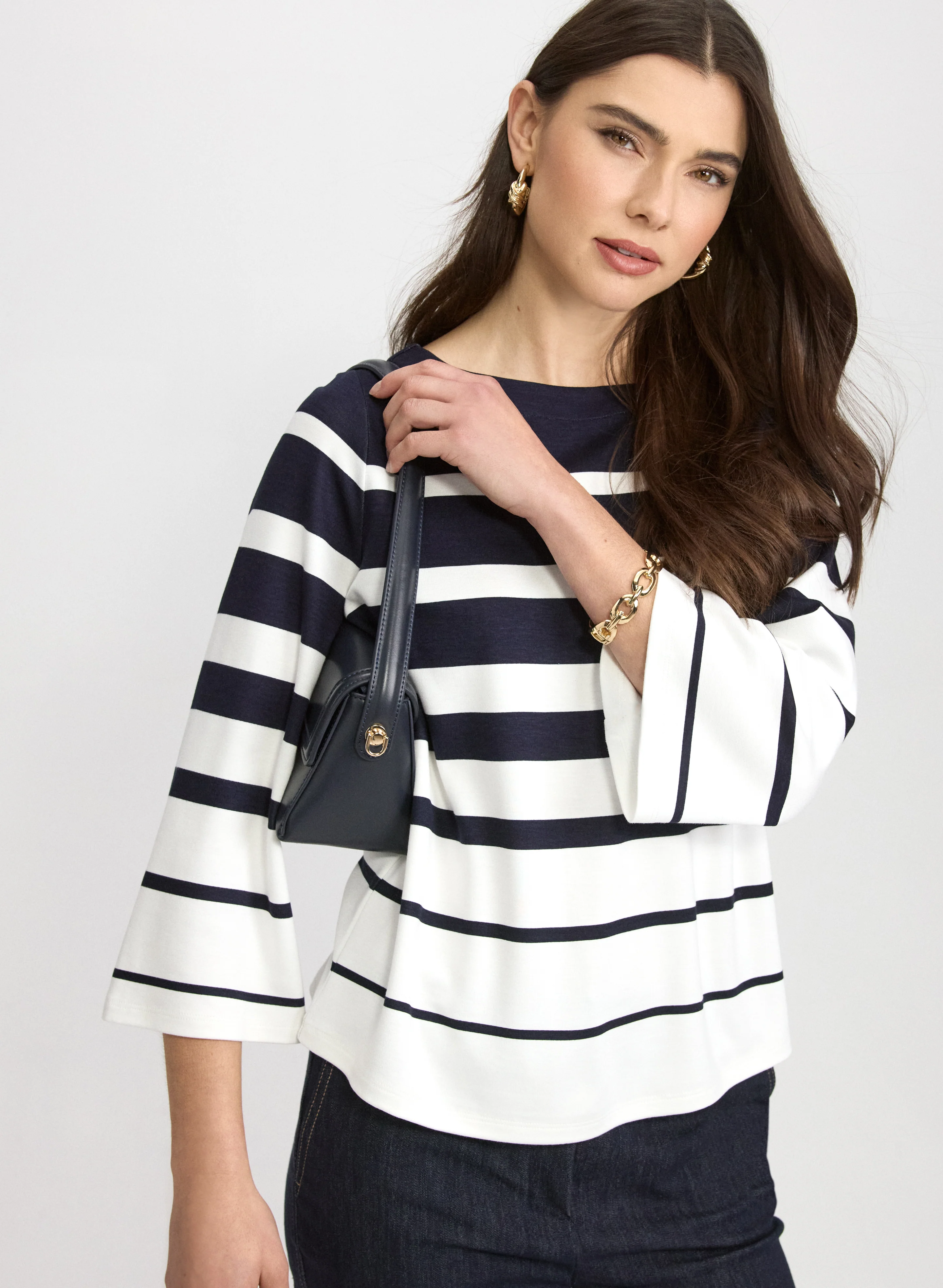 Stripe Ponte de Roma Top