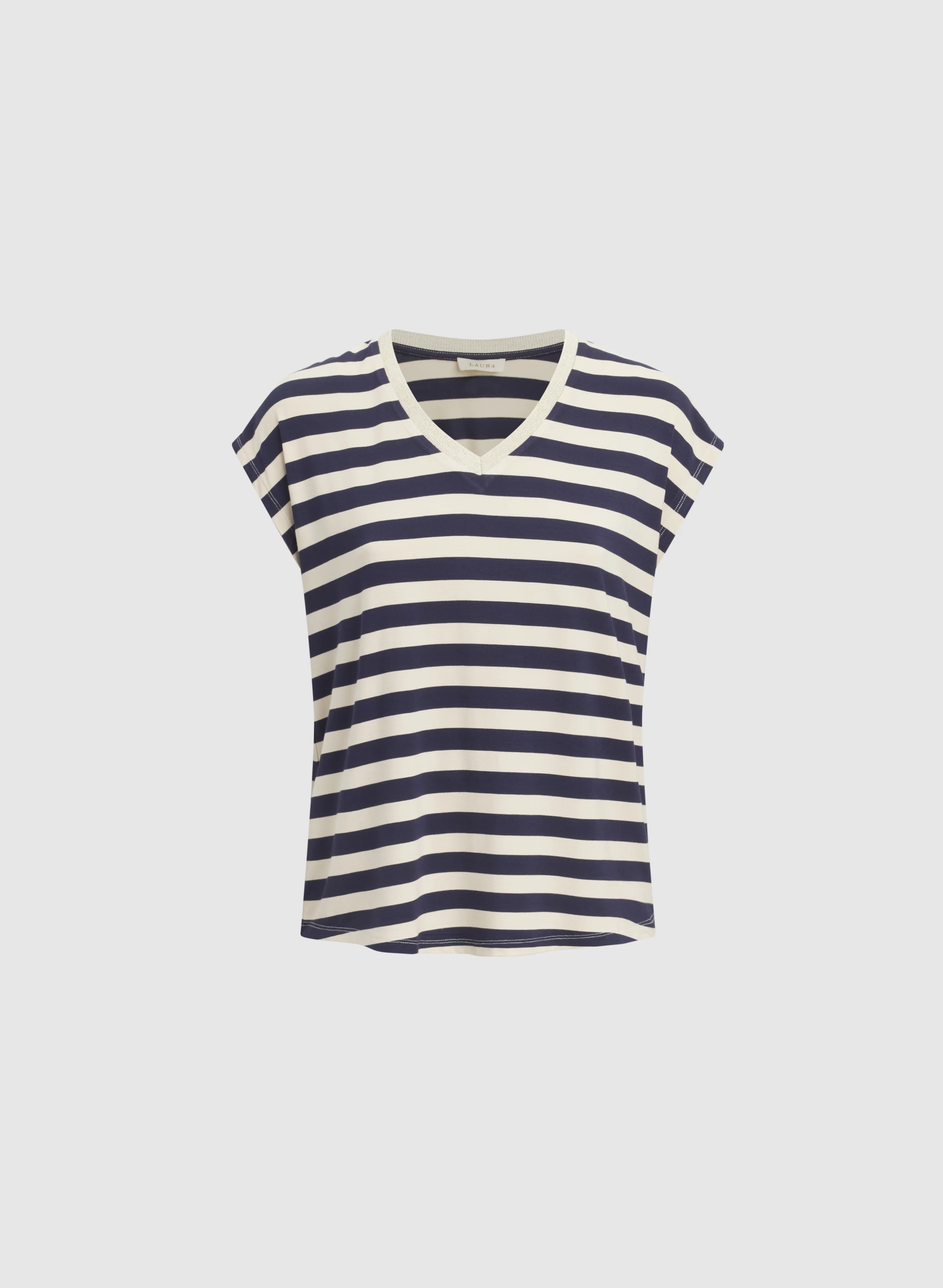 Stripe Print T-Shirt - Image 6