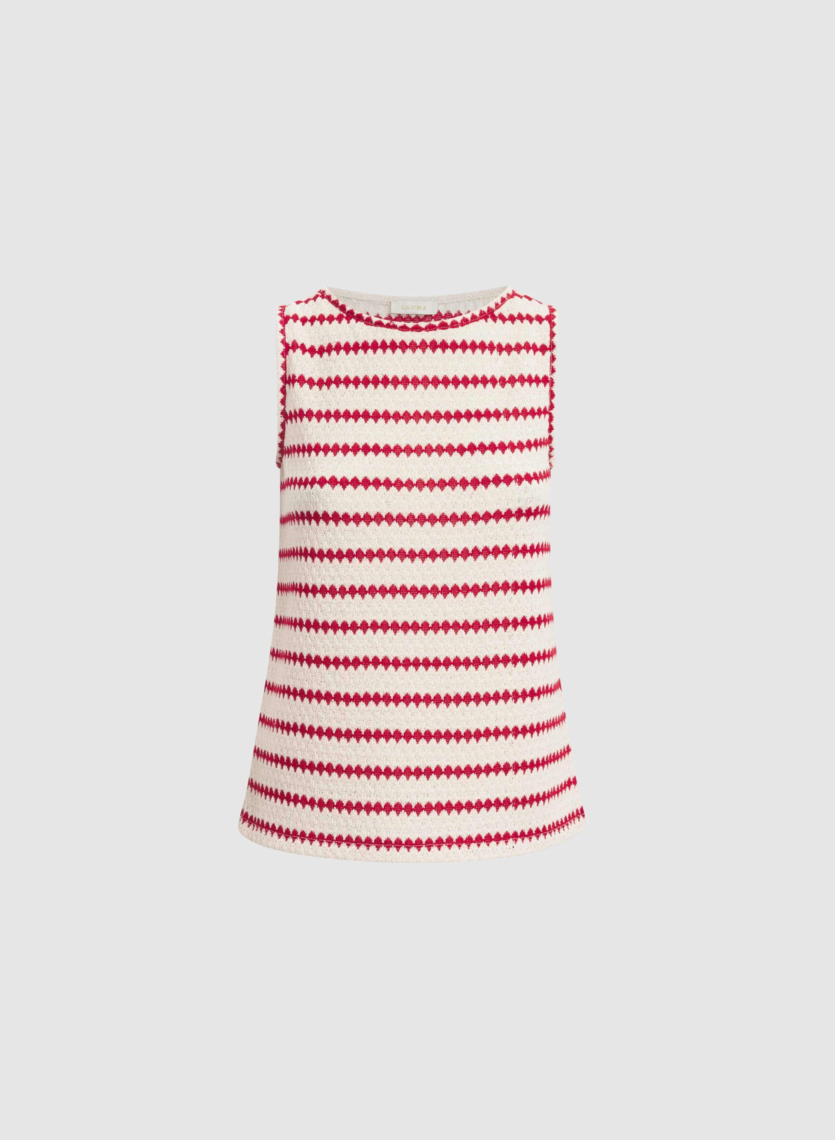 Striped Crochet Tank Top - Image 6