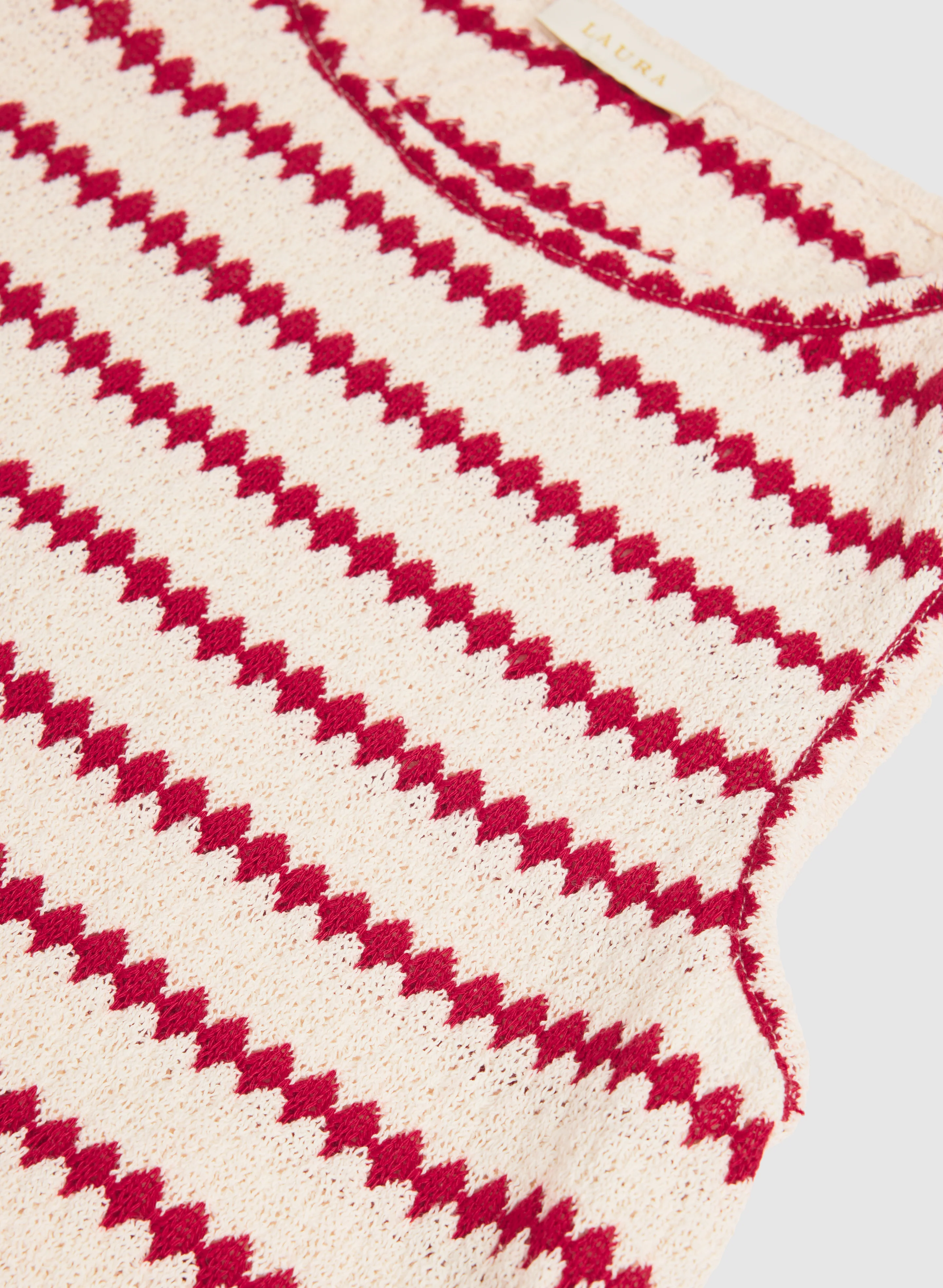 Striped Crochet Tank Top - Image 7