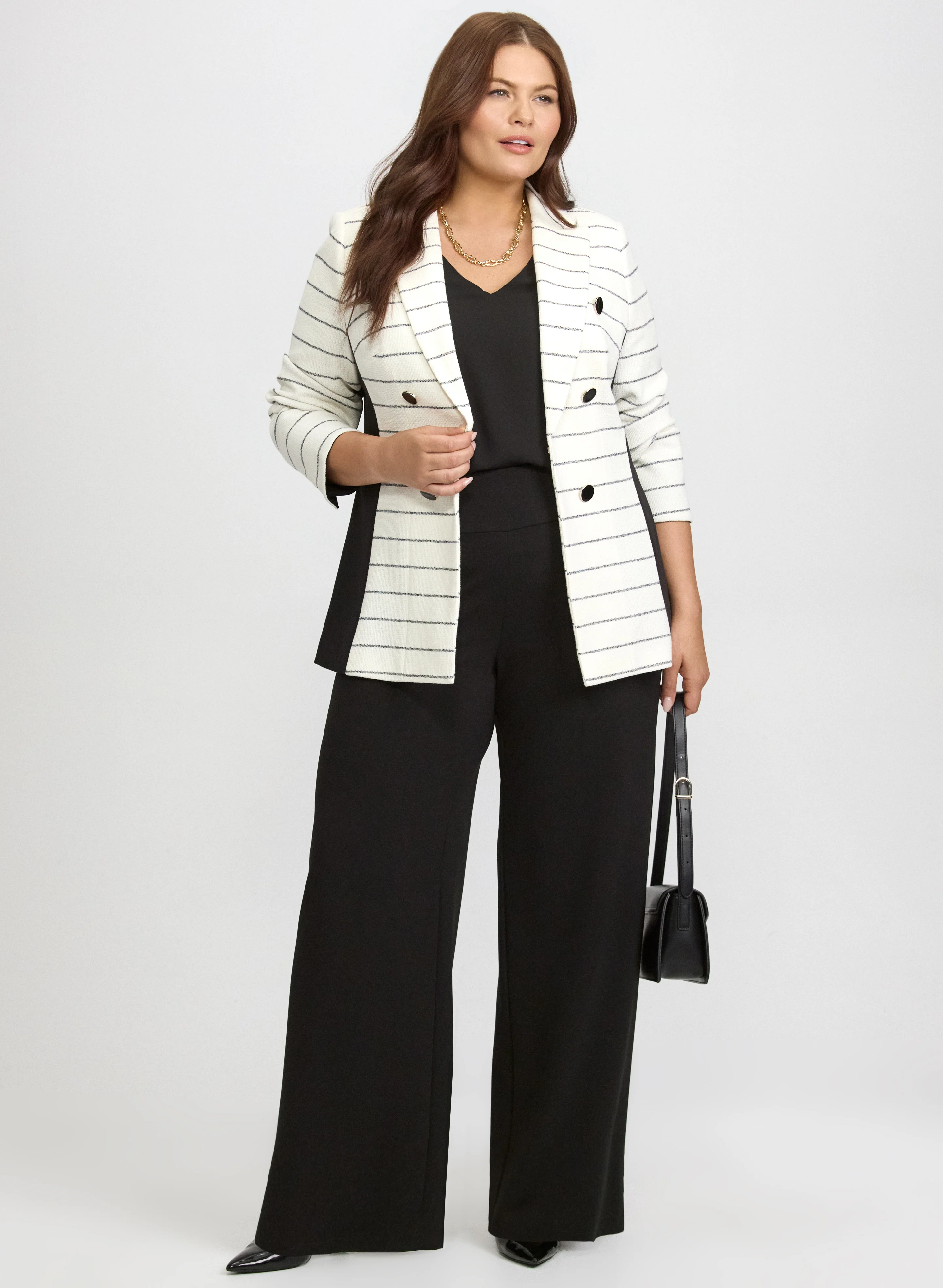 Striped Jacket & Pull-On Pants