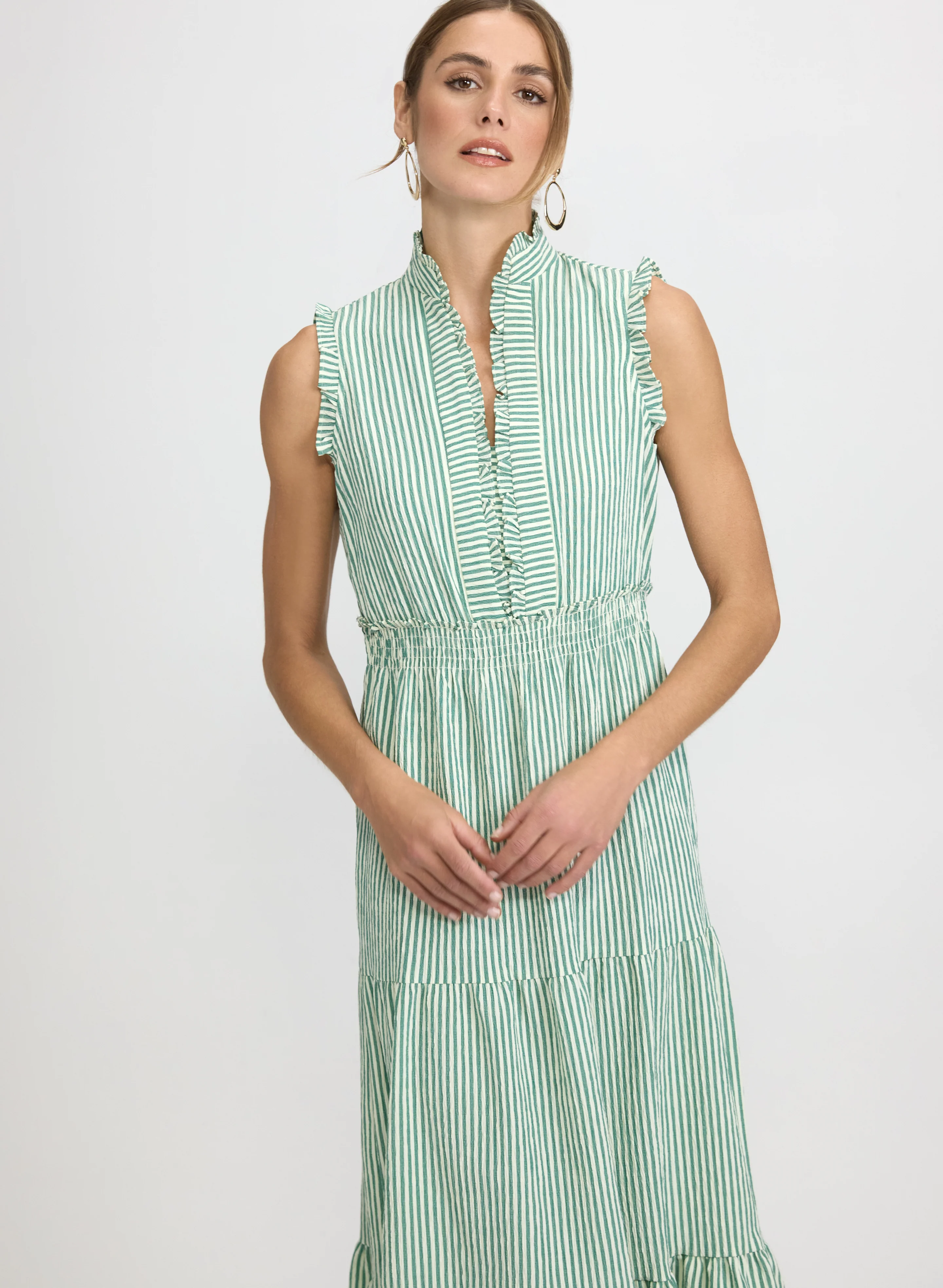 Striped Maxi Dress - Image 5