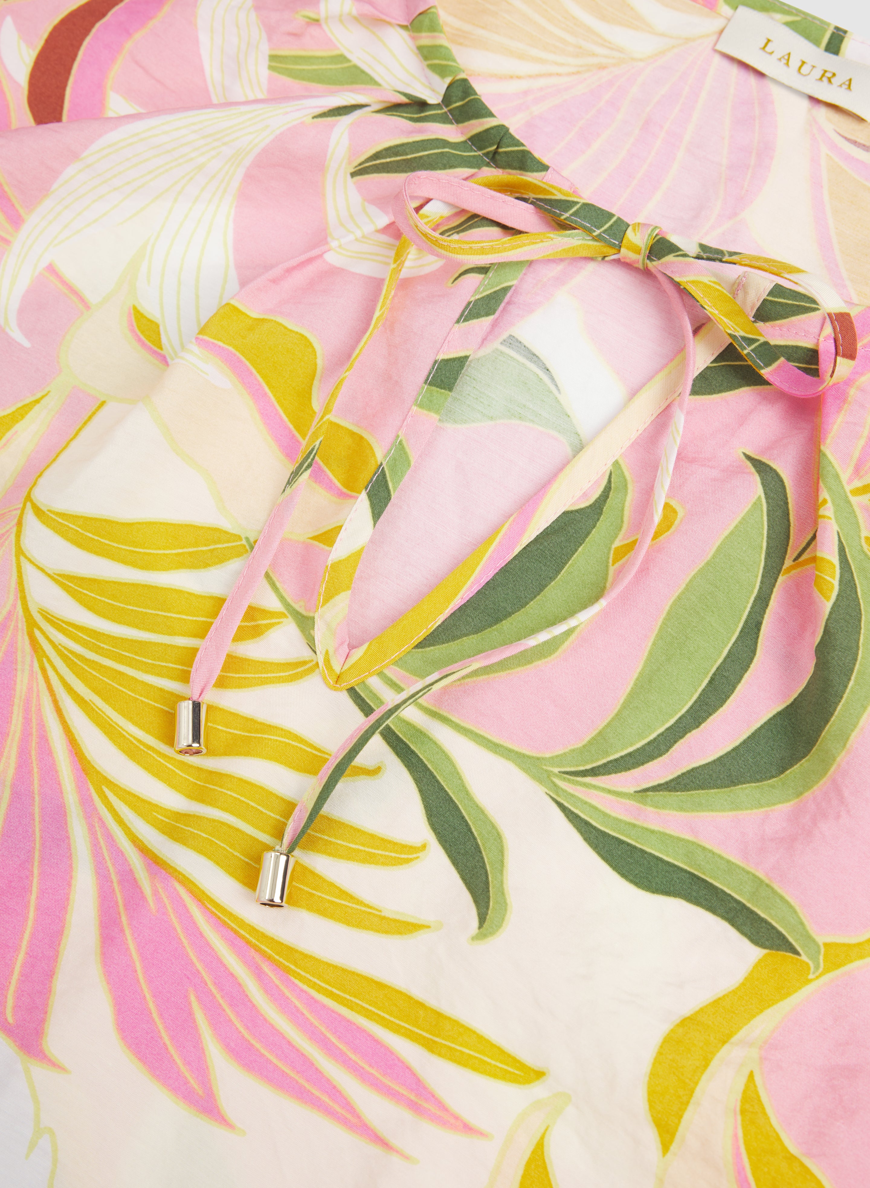 Tropical Print Blouse - Image 7