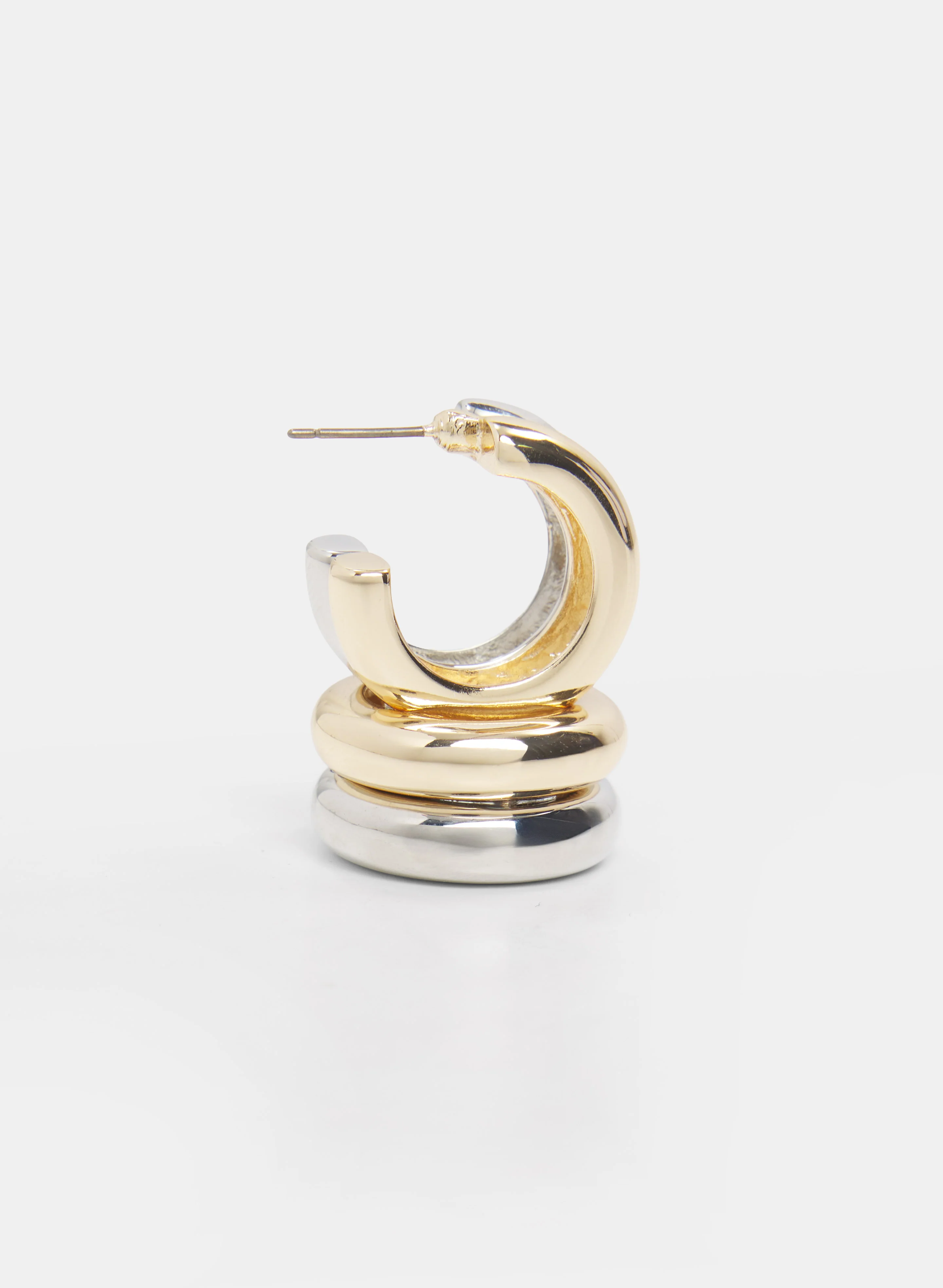Two-Tone Earrings - Image 2