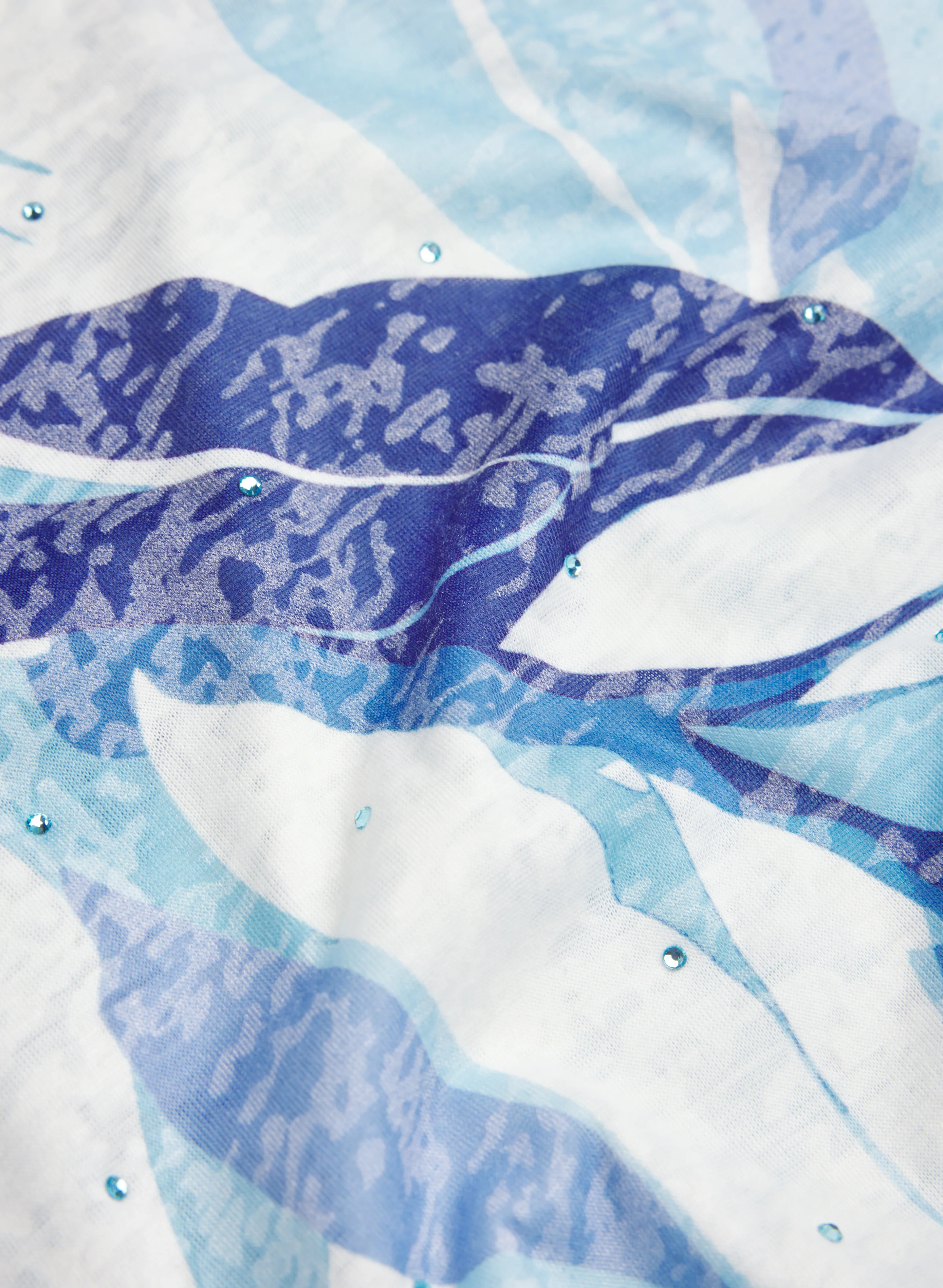Leaf Print T-Shirt - Image 7