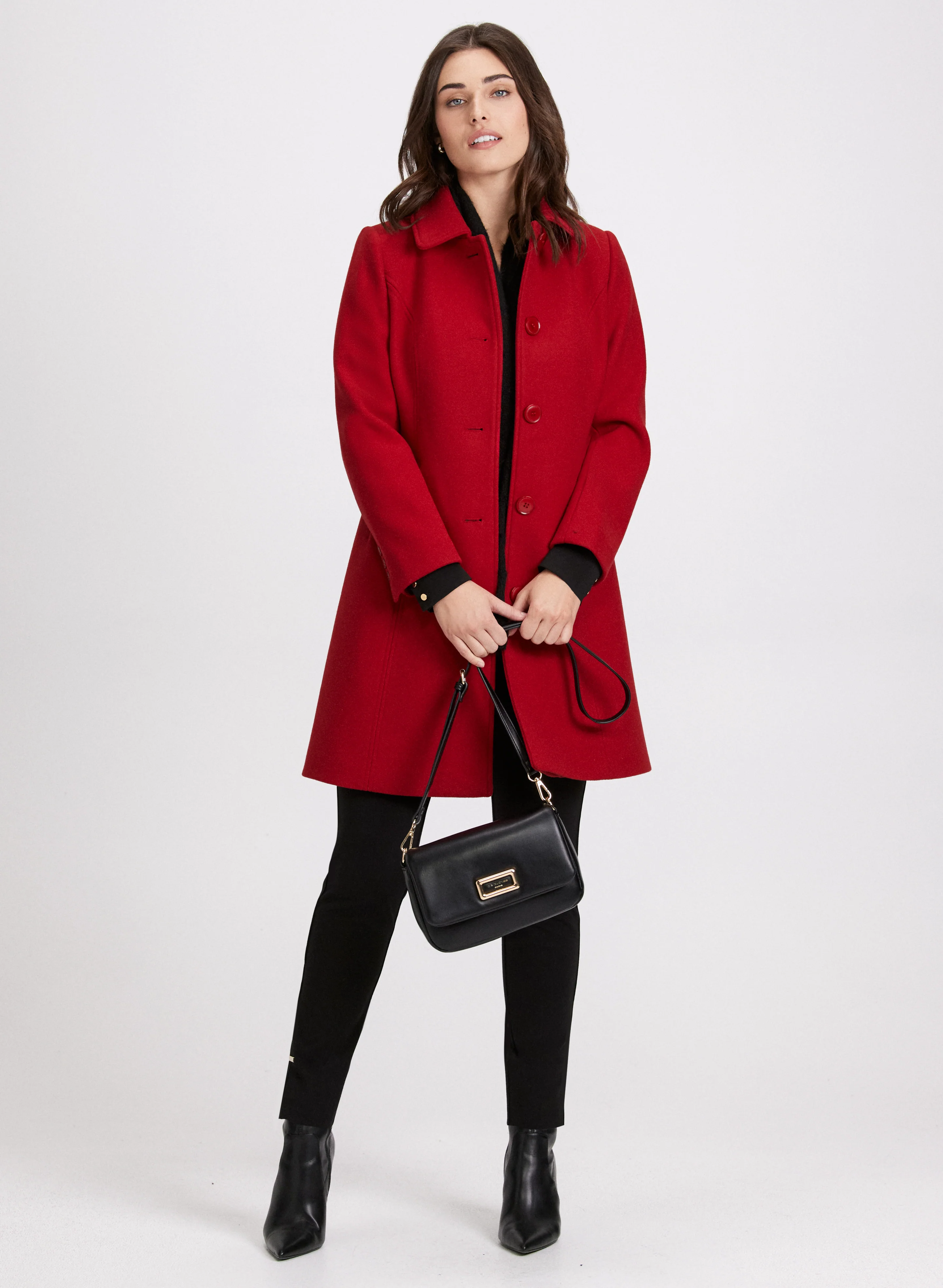 Stretch Wool-Blend Coat - Image 2